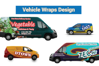 make amazing vehicle wrap design