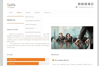 write clean html,css, html5, css3, javascript and jquery for your website