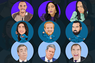 create nice cartoon avatars for social media profiles