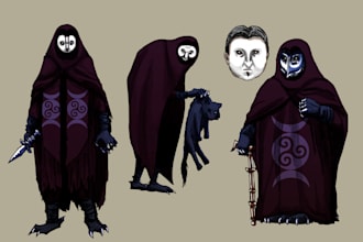 draw custom fantasy characters and creatures
