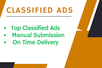 do classified ads posting in top classified sites