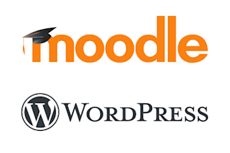 create and connect a wordpress website with  moodle
