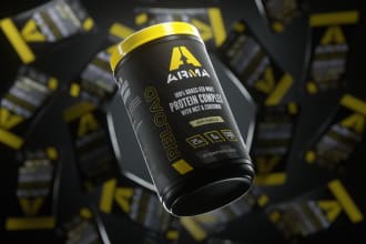 do label design, bottle label, protein label, product label, supplement label