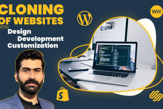 clone, duplicate websites for you in wordpress and shopify