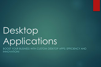 develop custom desktop application for mac and windows