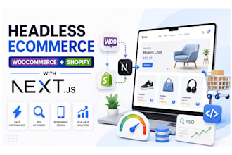 build a headless woocommerce or shopify store with nextjs