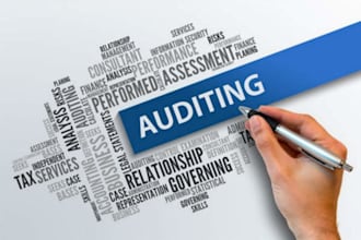 research and write on advance audit and assurance projects
