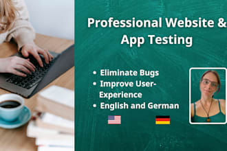 professionally test your website and android app