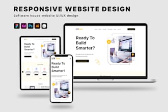 design responsive UI UX for your website