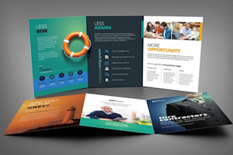 do attractive business brochure design