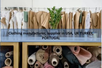 find clothing manufacture supplier USA UK portugal