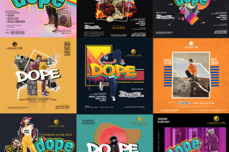 custom flyer for hiphop,rnb,urbantheme