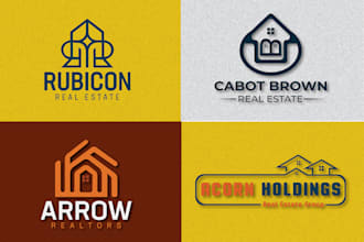 do modern real estate logo design