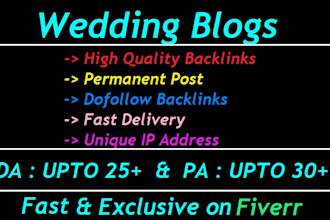 do guest post on da25 wedding blog