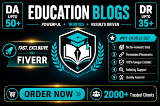 do guest posts on da50 education blog