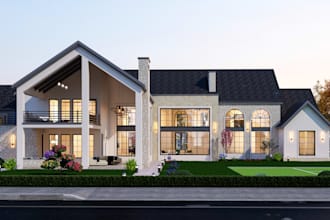 do 3d design interior exterior and animation