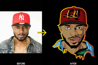 illustrate any logo or character