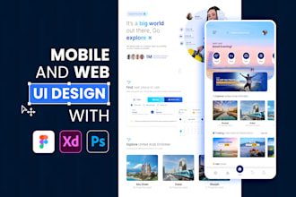 design UI for website or mobile app