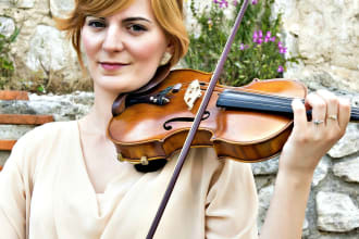 record a short violin cover of any song you want