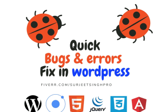 fix wordpress, CSS, HTML, jquery, and PHP errors