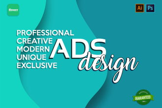 design any professional modern banner ads