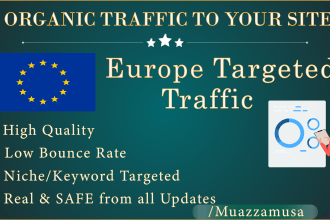 europe web traffic google organic