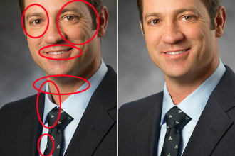 do natural portrait retouching and photo editing