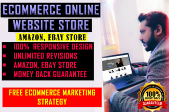 create ecommerce website wordpress and amazon online store
