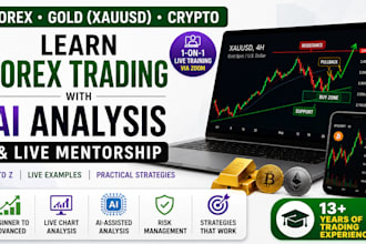 teach forex gold crypto trading with ai analysis and live mentorship
