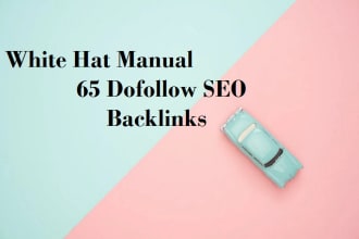 do 65 USA SEO dofollow backlinks, link building