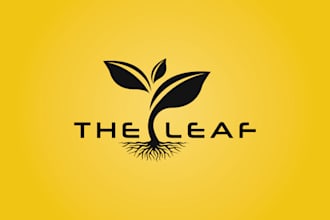 design custom text wordmark logo creation for brand identity