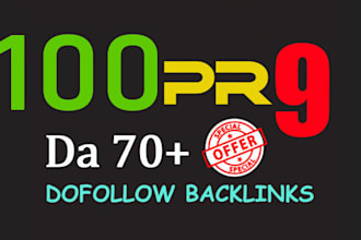do safe building 100 pr9, with high authority SEO backlinks service