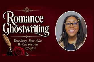 provide romance ghostwriting for romantic book scenes