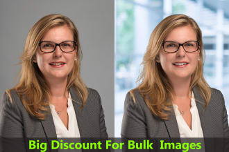 do headshot photo retouching, portrait, change background, or skin retouch