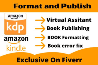 publish book on amazon kindle kdp, book formatting, amazon kdp book publishing