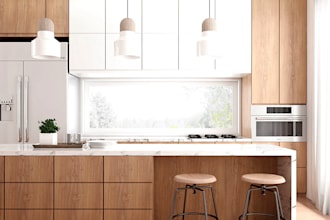design kitchen interior rendering