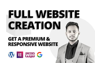 full premium business website creation with mobile responsive web design and SEO