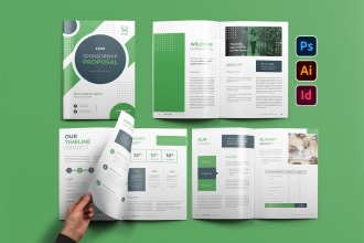 design business brochure, company profile, corporate proposal, booklet, handbook