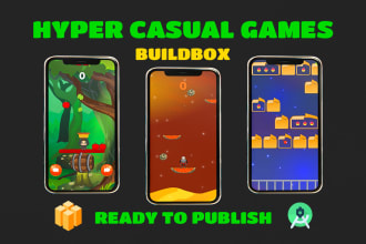 develop trending hyper casual or arcade games in buildbox