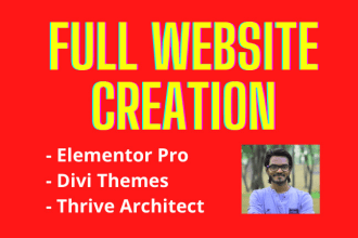 do wordpress portfolio, business, or agency custom website