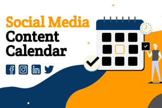 create a professional social media calendar