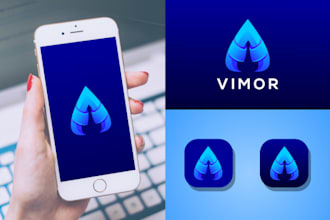 design 3 professional app logo and icon into 12 hours