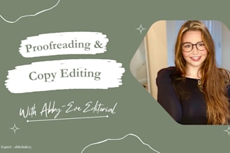 check your grammar and spelling and proofread and edit your writing