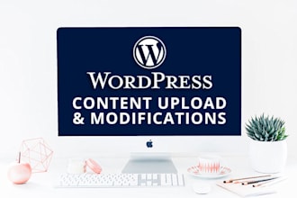 add or update content to your wordpress site