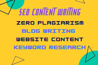 do SEO content writing