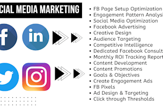 be your social media marketing manager