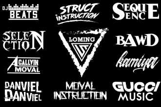 do dj , music logo