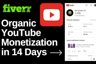 create and monetize your youtube channel in 14 days