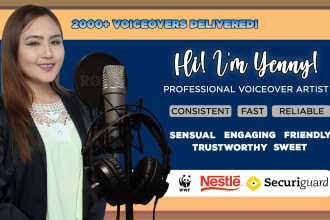 record professional voiceover american accent