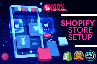 setup awesome, trusted shopify dropshipping store